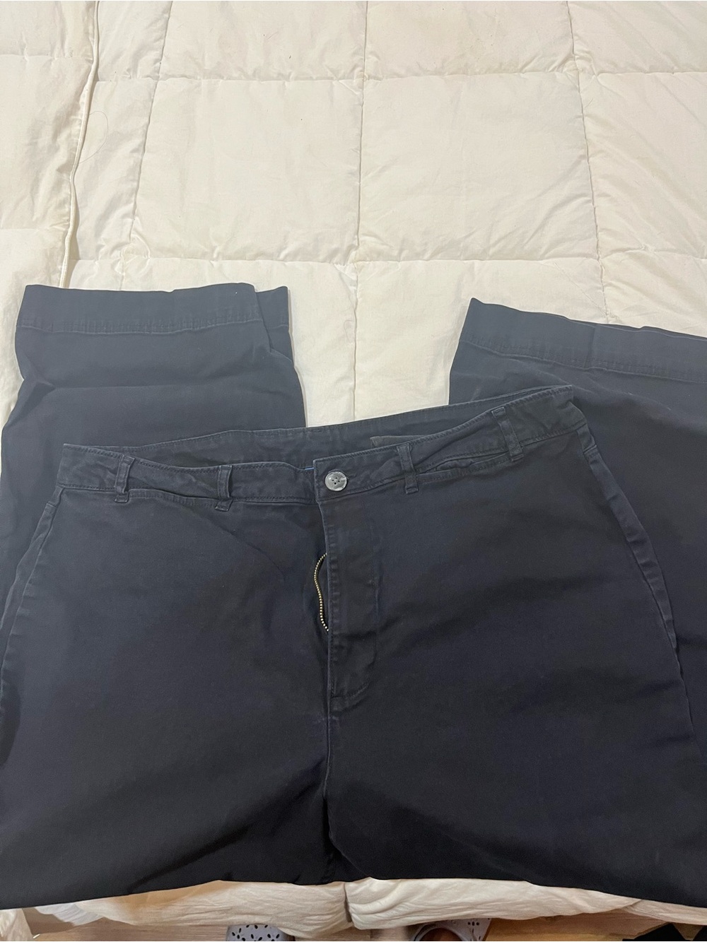 Old Navy Black Wide-Leg Pants